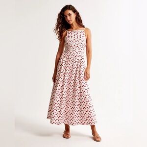 Abercrombie & Fitch 
The A&F Cherry Emerson Apron Midi Dress🍒🍒🍒🍒🍒🍒🍒🍒🍒🍒🍒🍒🍒🍒🍒🍒🍒🍒